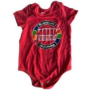 Spectrum Philadelphia 76ers One Piece Red Romper Infant Size 12-18 Months‎ EUC